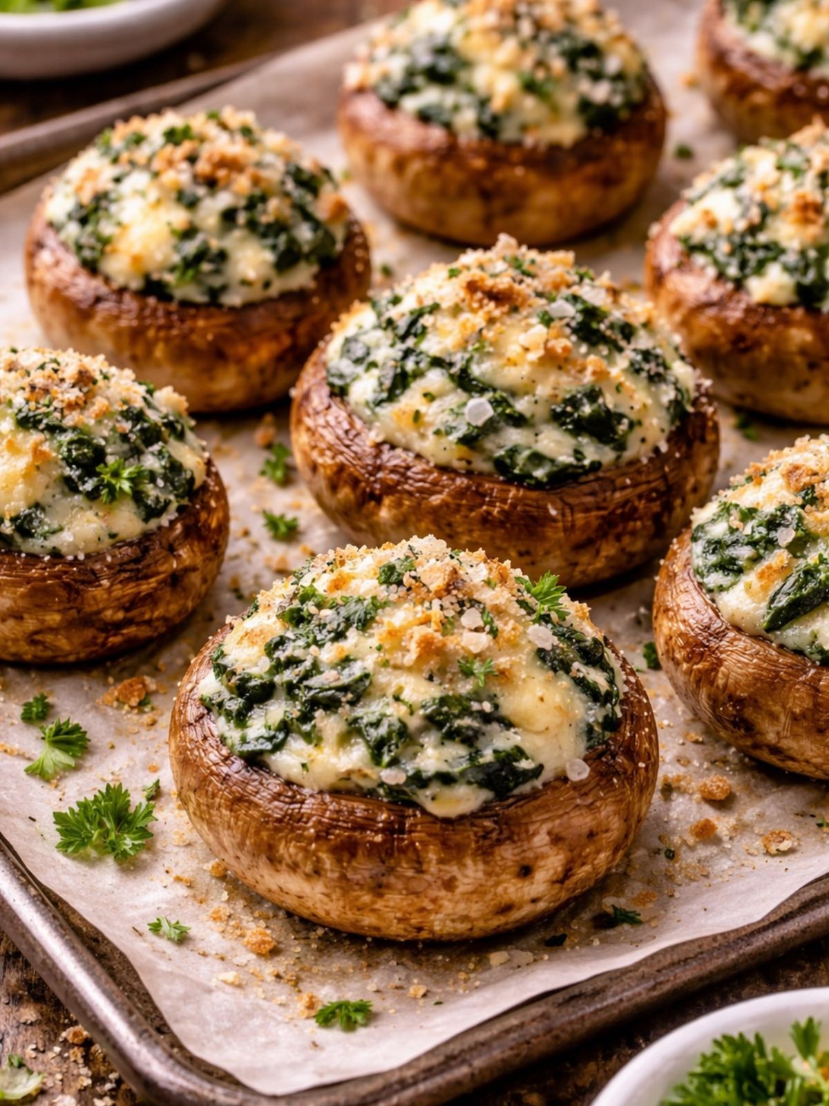 Spinach Mushroom & Cream Cheese