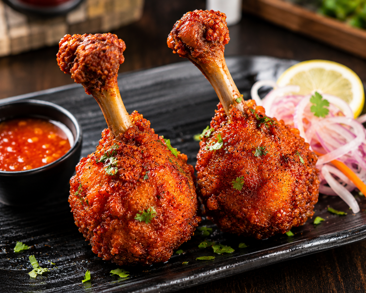 Crispy Chicken Lollipop (2 Pcs)
