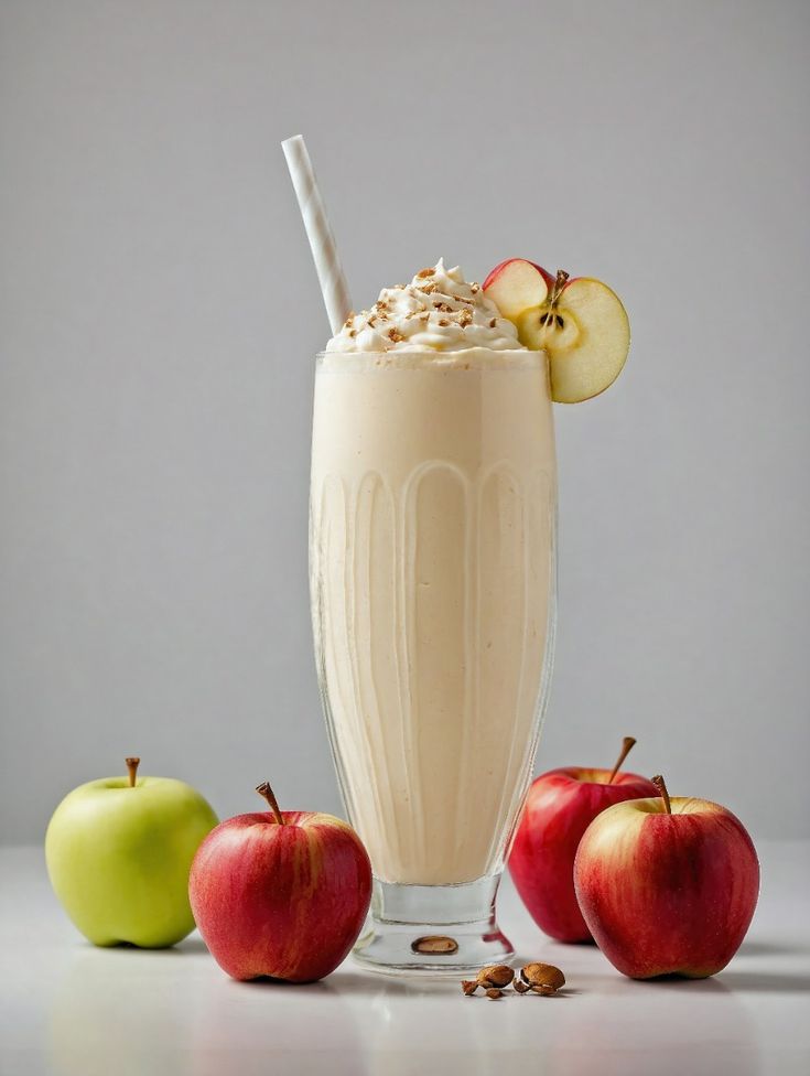 Vanilla Apple Shake (With Icecream)