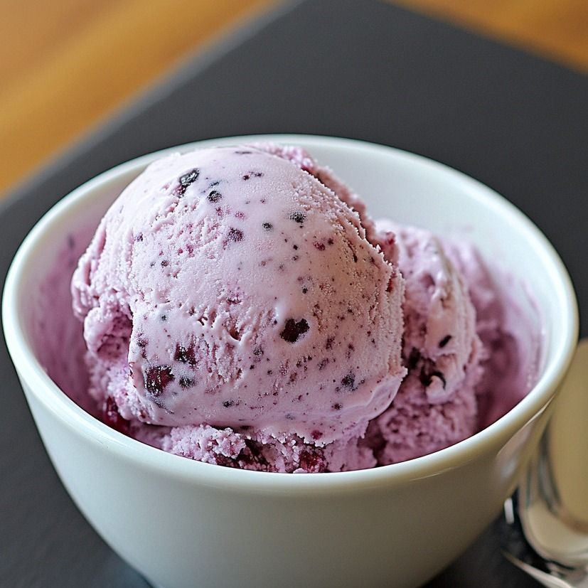 Blackcurrant Ice Cream
