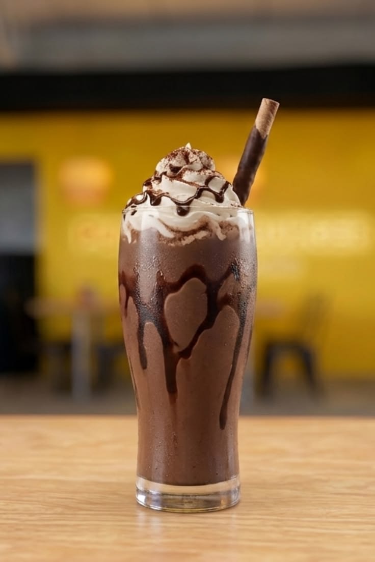 Chocolate Cold Coffee With Ice Cream