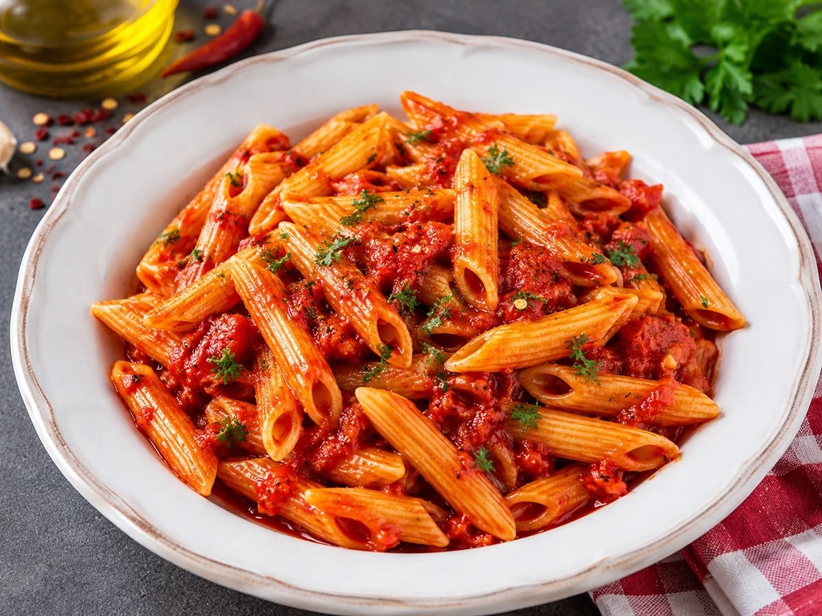 Mushroom Arrabiata
