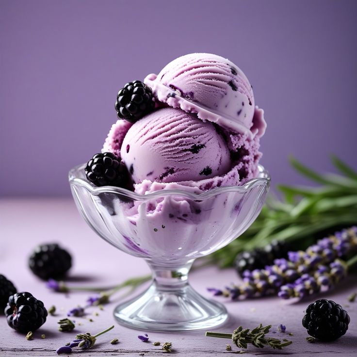 Black Current Icecream