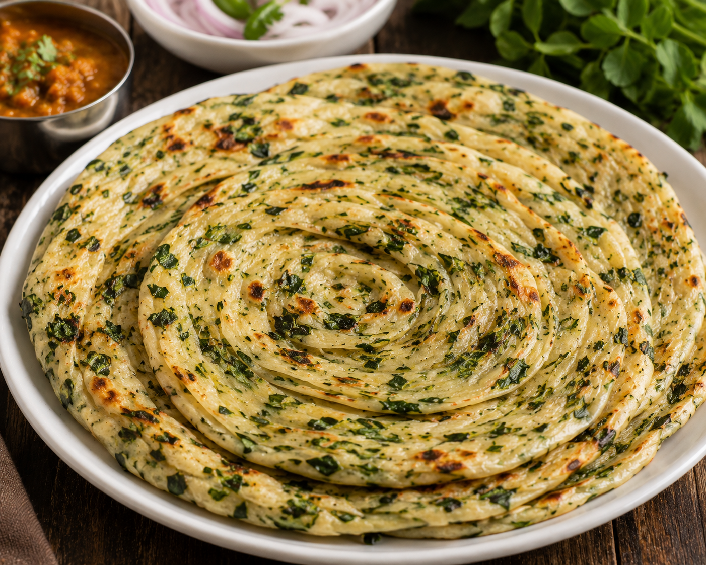 Methi Parottas