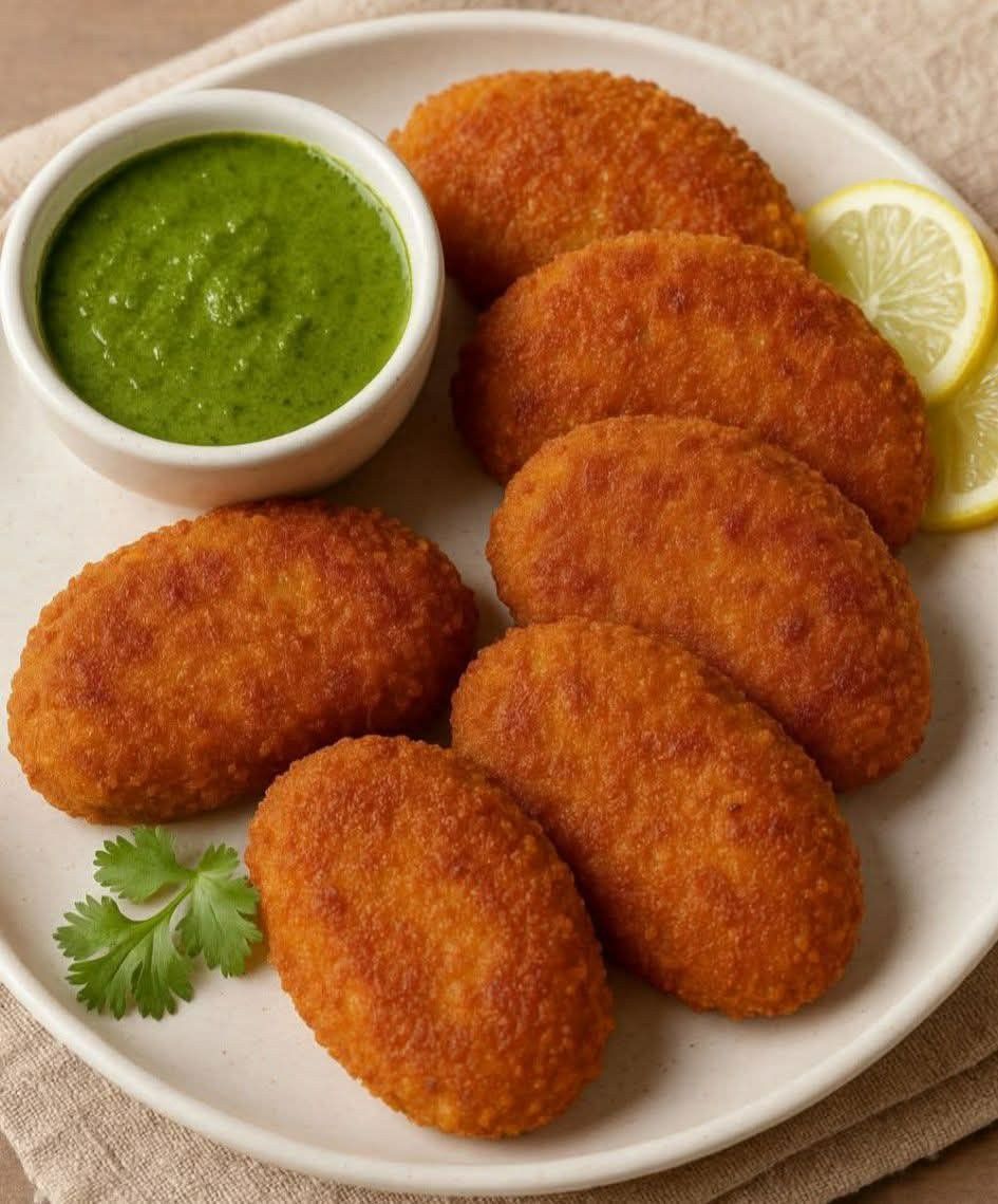 Chicken Cheese Cutlet (2 Pcs)