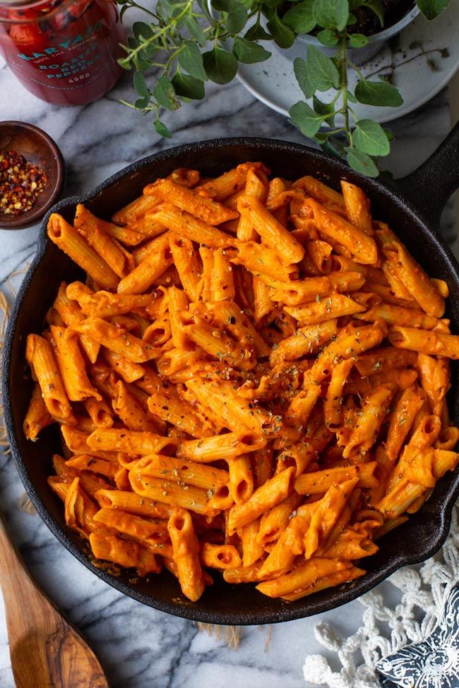 Creamy Red Sause Veg Pasta