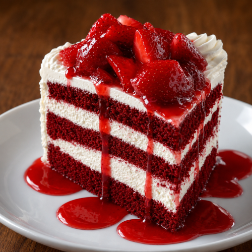Red Velvet Ice Cream cake