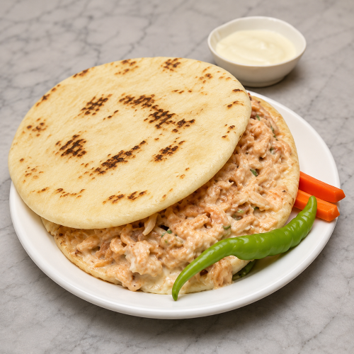 Shawarma Schezwan Plate