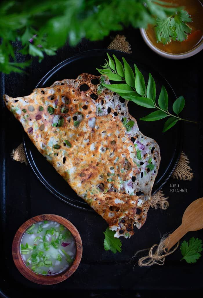 Ghee onion Rava Dosa