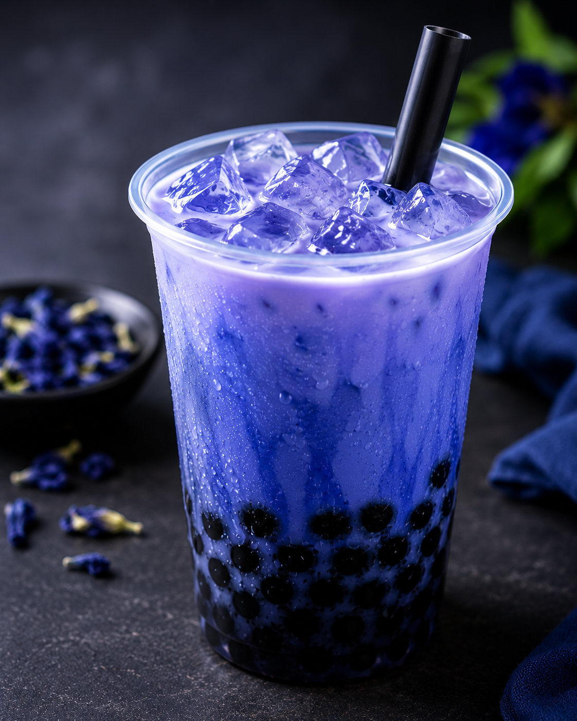 Blue Pea Bubble Tea