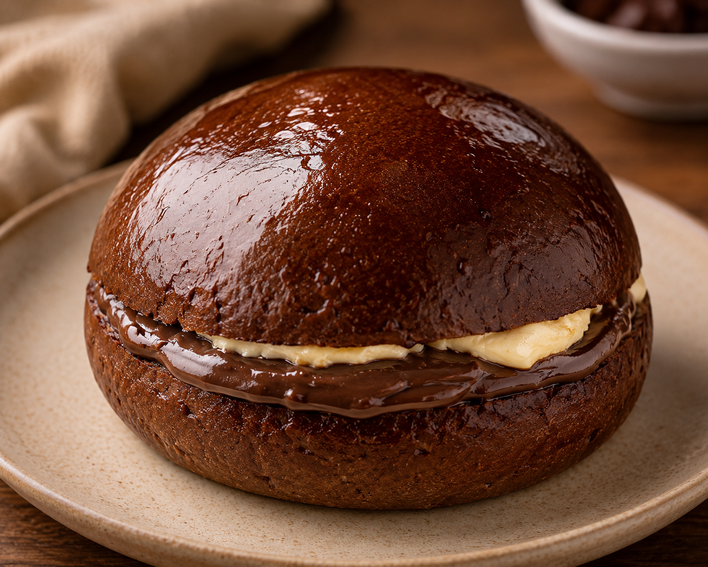 Chocolate Bun Maska
