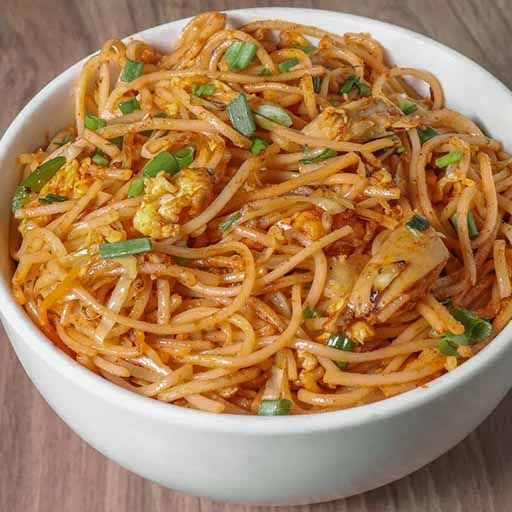 Schezwan Egg Fried Noodles