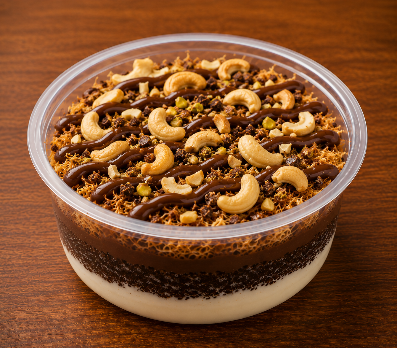 Cashewly Kunafa Chocolate Cup