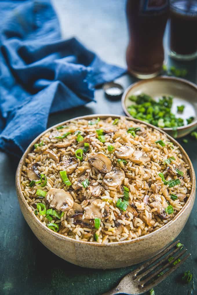 Mushroom Fried Rice