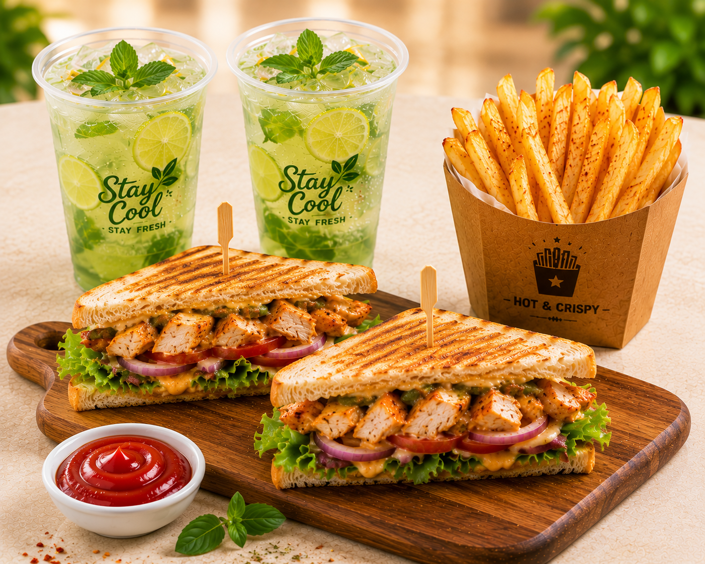 Chicken Double Delight Combo - For 2