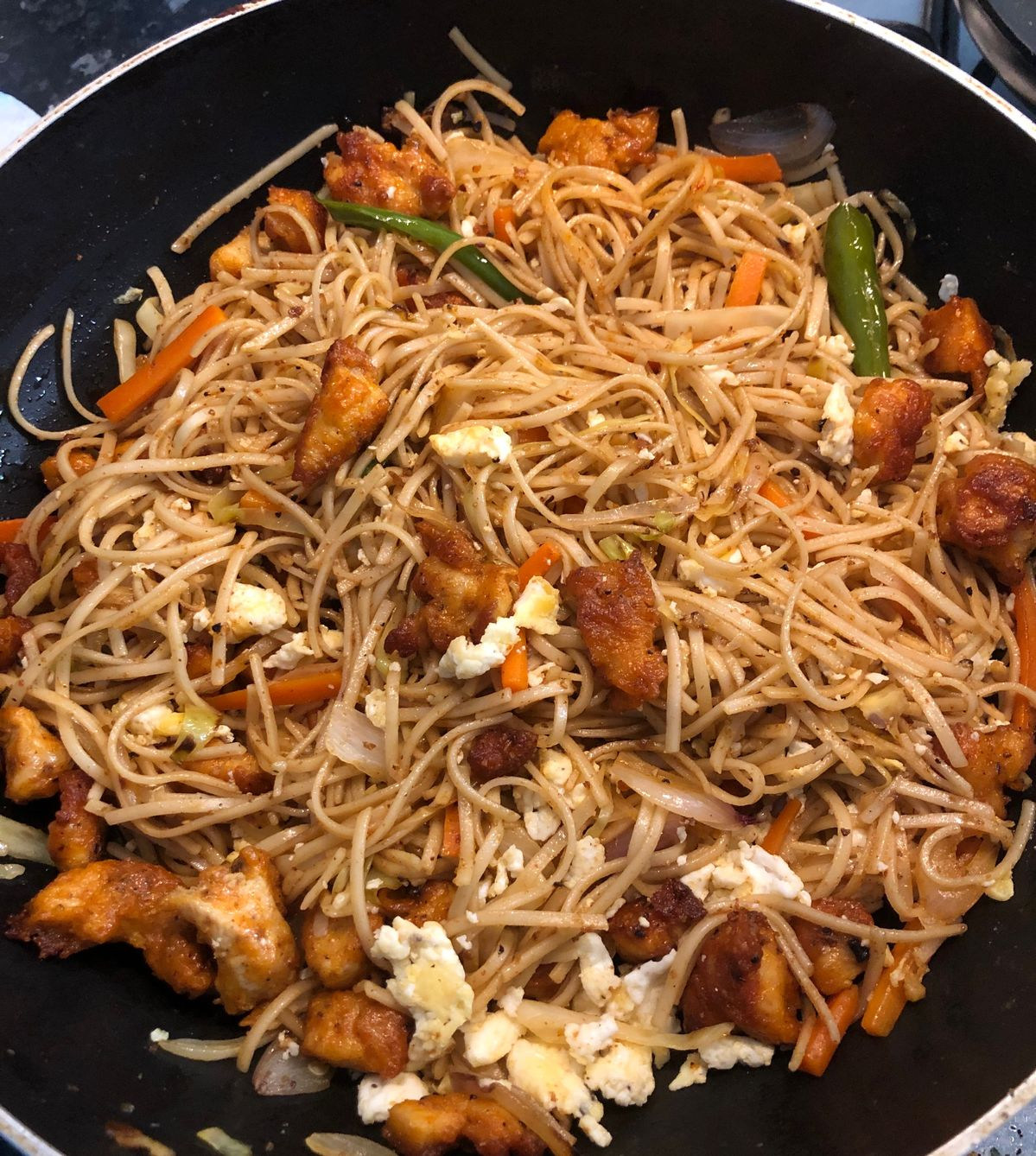 Double Egg Chicken Noodles