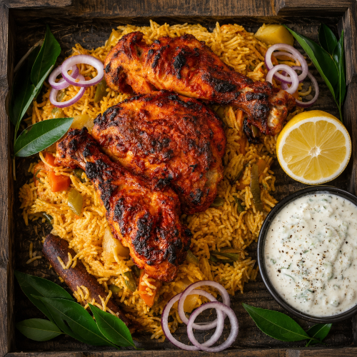 Tandoori Chicken Biriyani