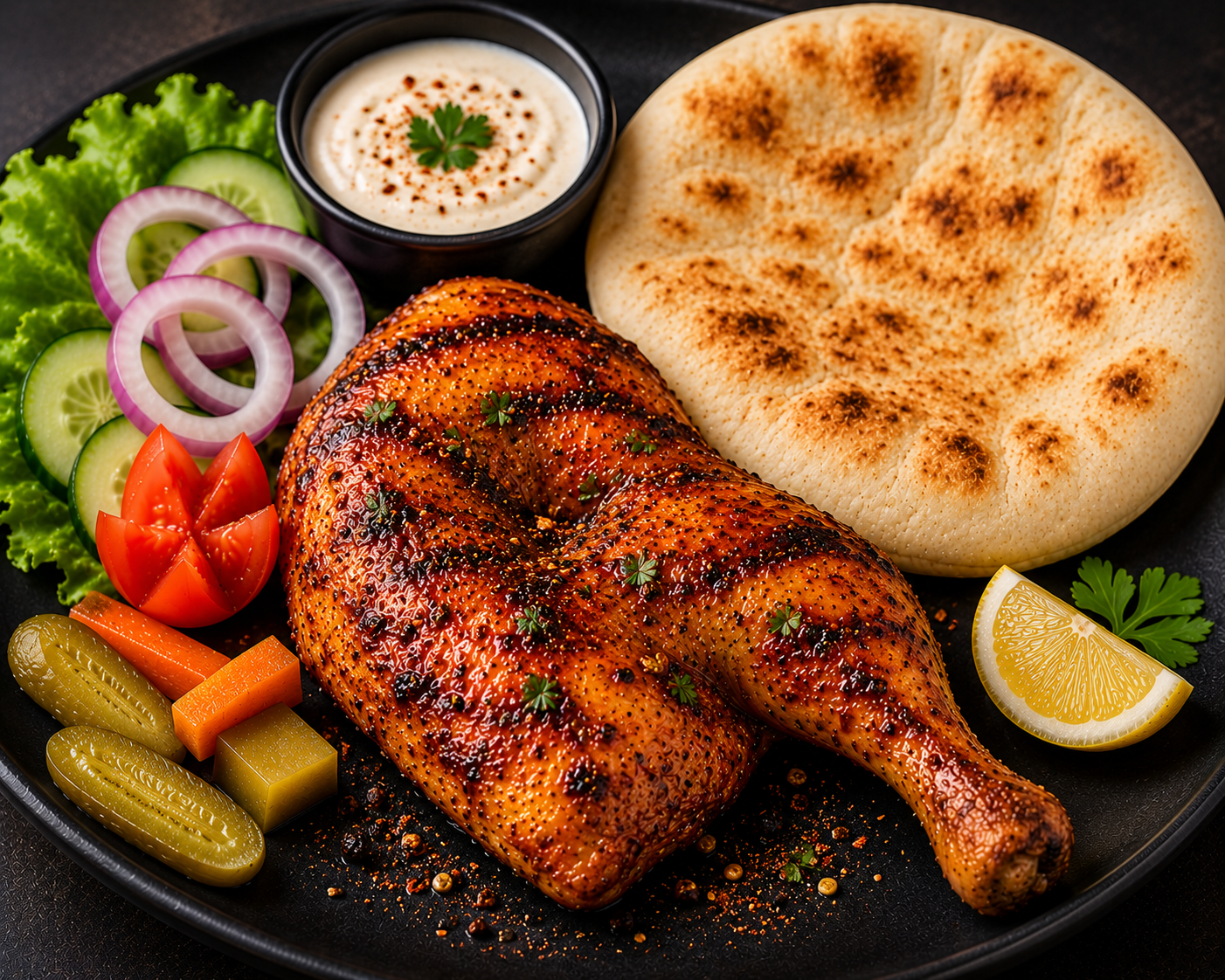 Peri Peri Al-Faham with 1 Kuboos