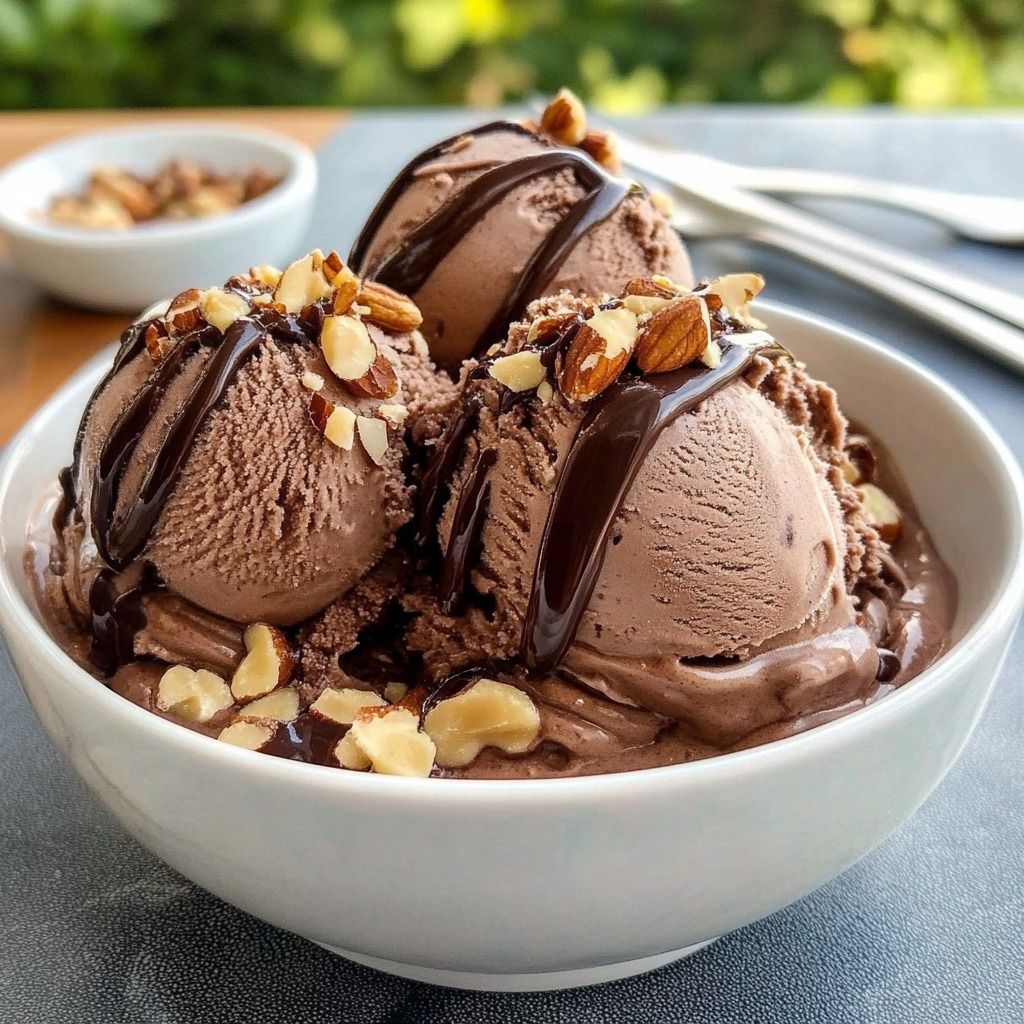 Almond Chocolate Fudge Ice Cream
