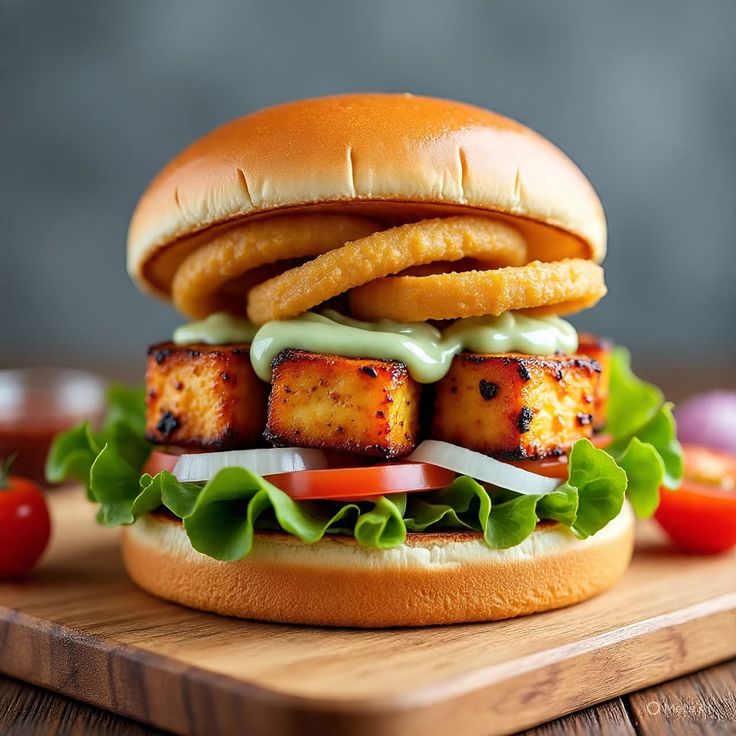 Spicy Paneer Burger (Single)