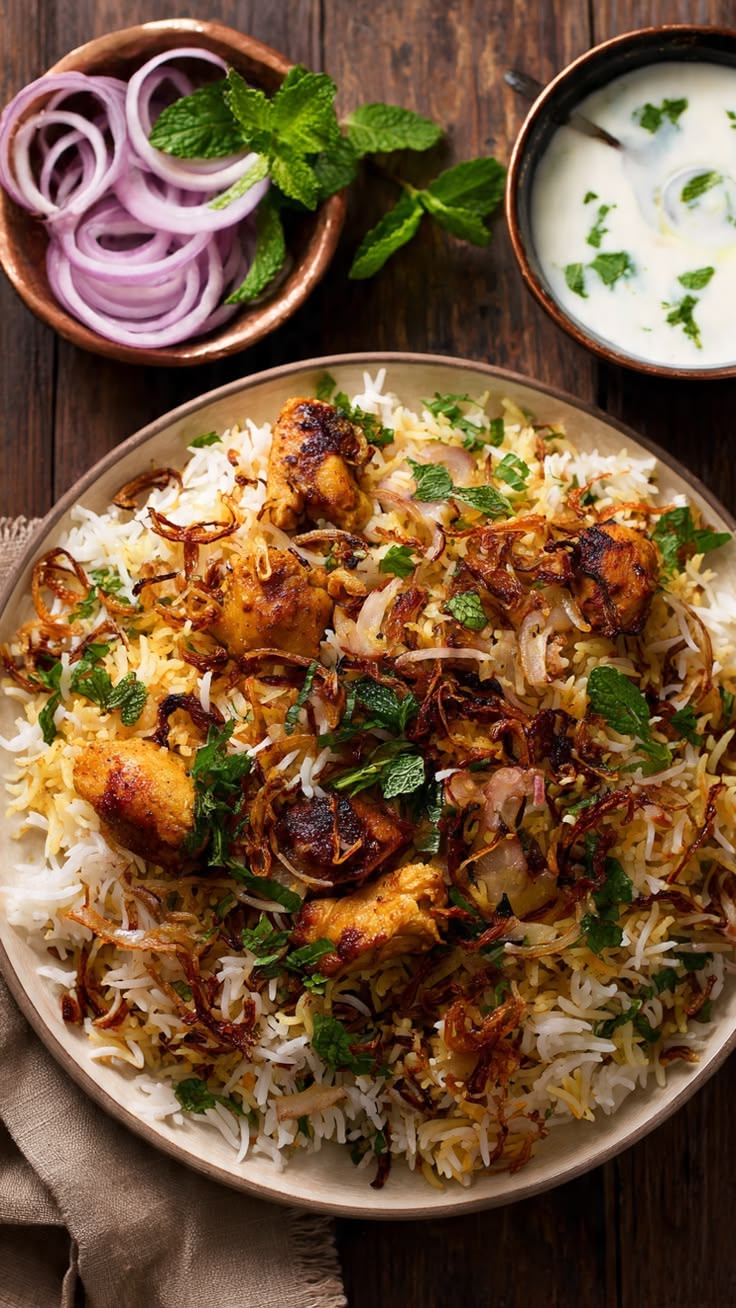 Barbeque Chicken Biryani