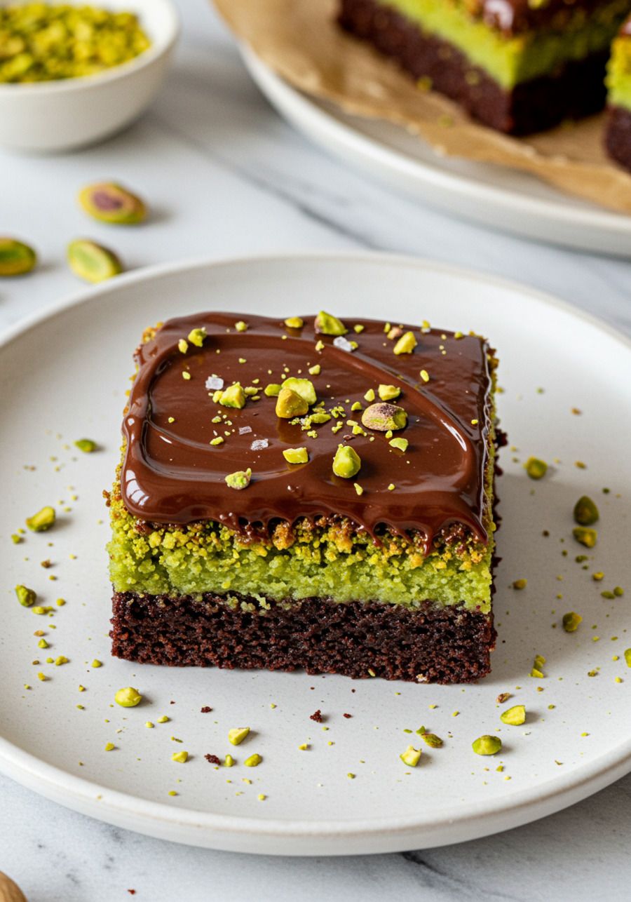 Pistachio Brownie