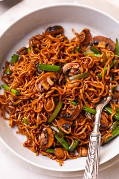 Mushroom Noodles