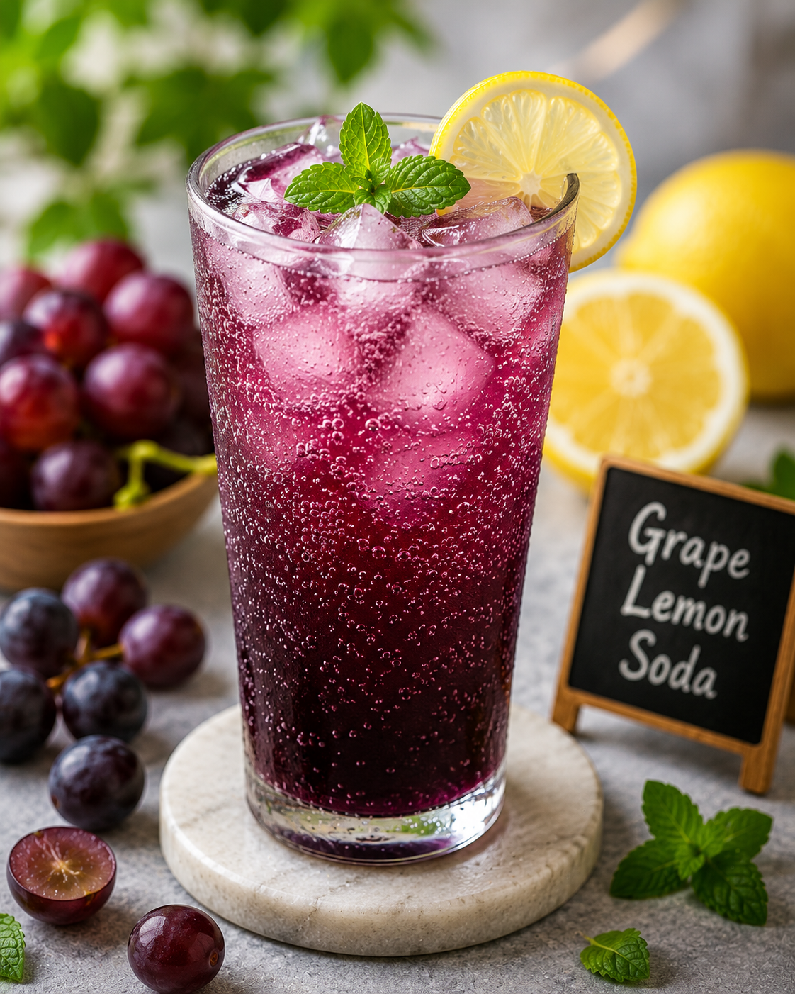 Grape Lemon Soda