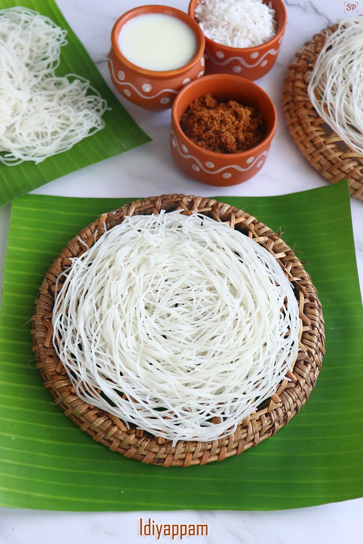 Idiyappam With Coconut Milk