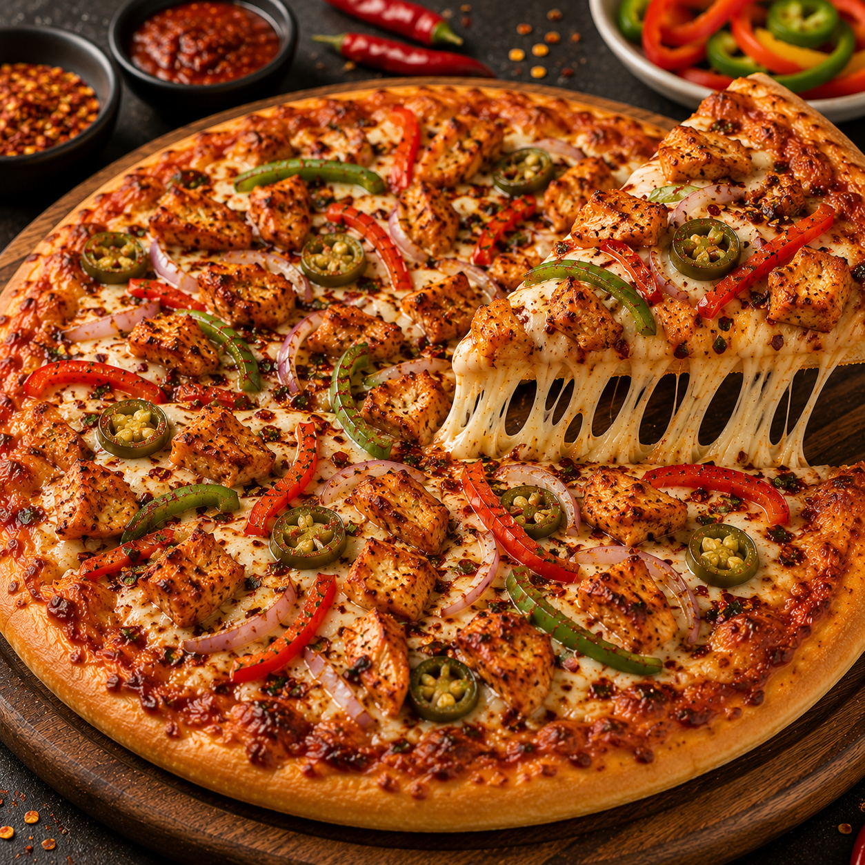 Chicken Loaded Pizza