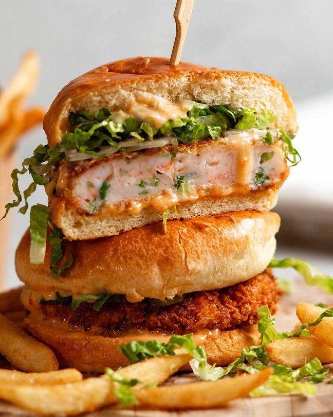 Prawn Burger