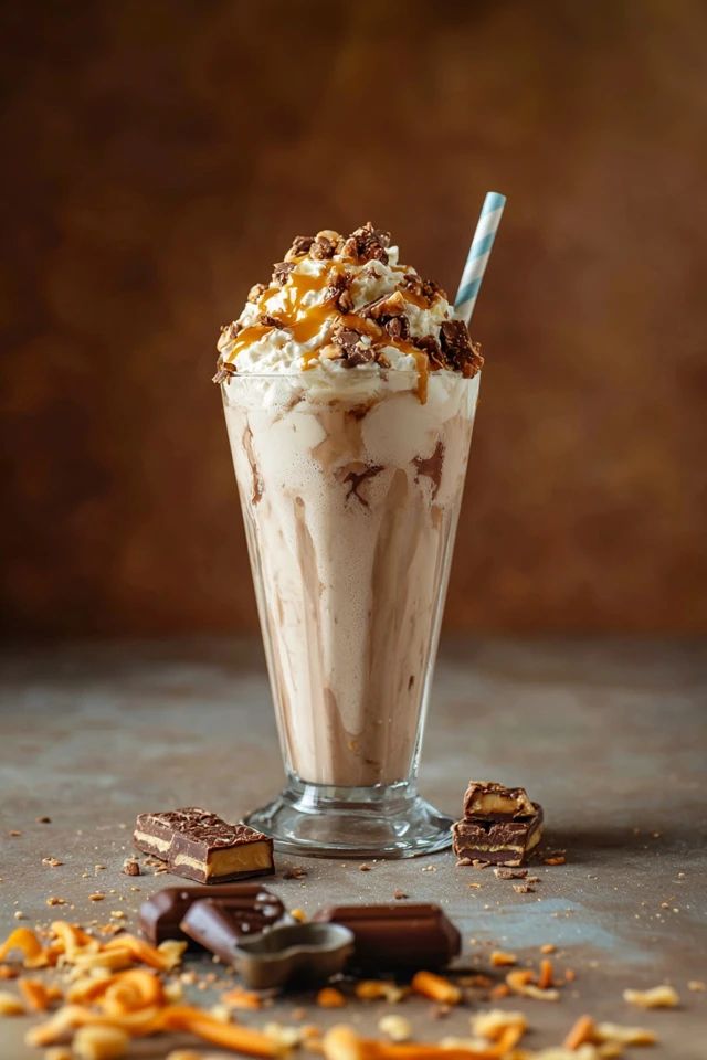 Snickers Shake (With Icecream)