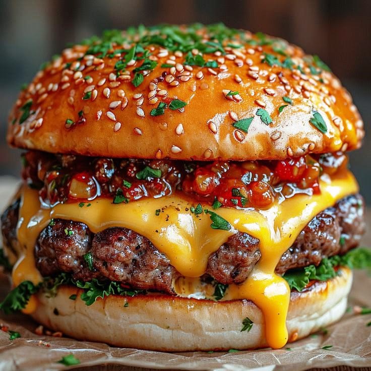 Chilli Cheese Burger