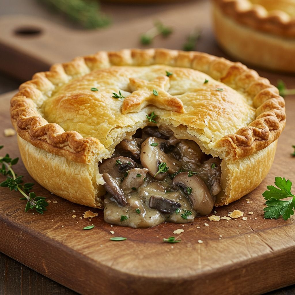Cheesy Mushroom Pi