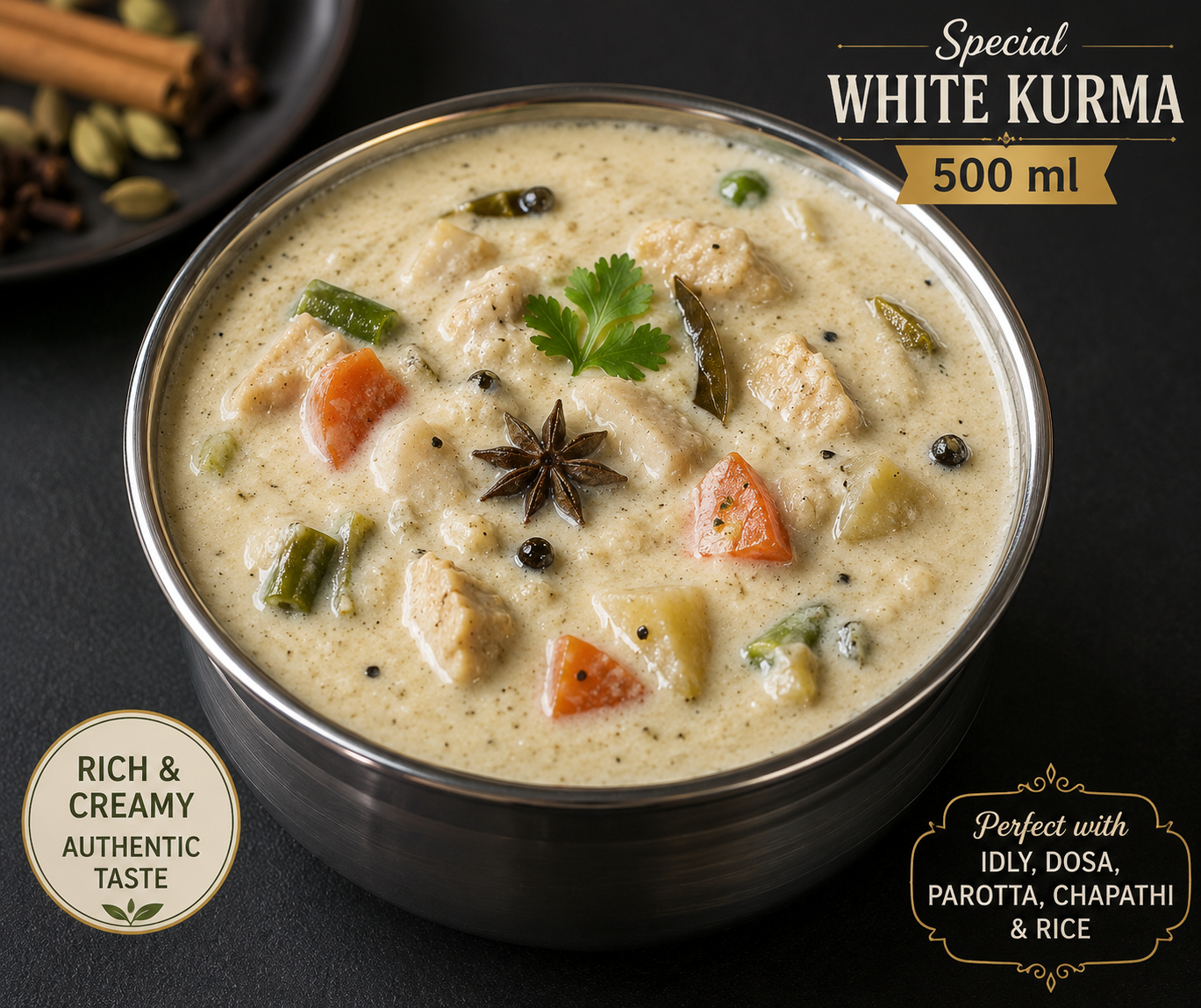 Krishna's Special White Kurma (500 ml)