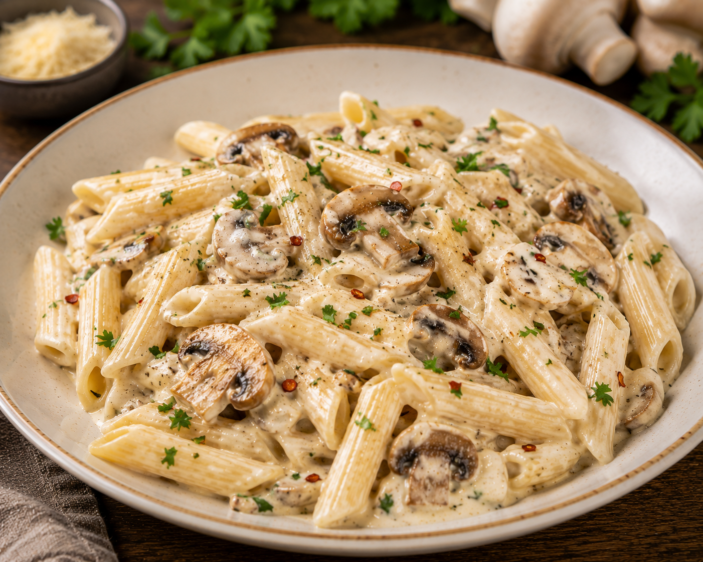 Creamy Mushroom Pasta