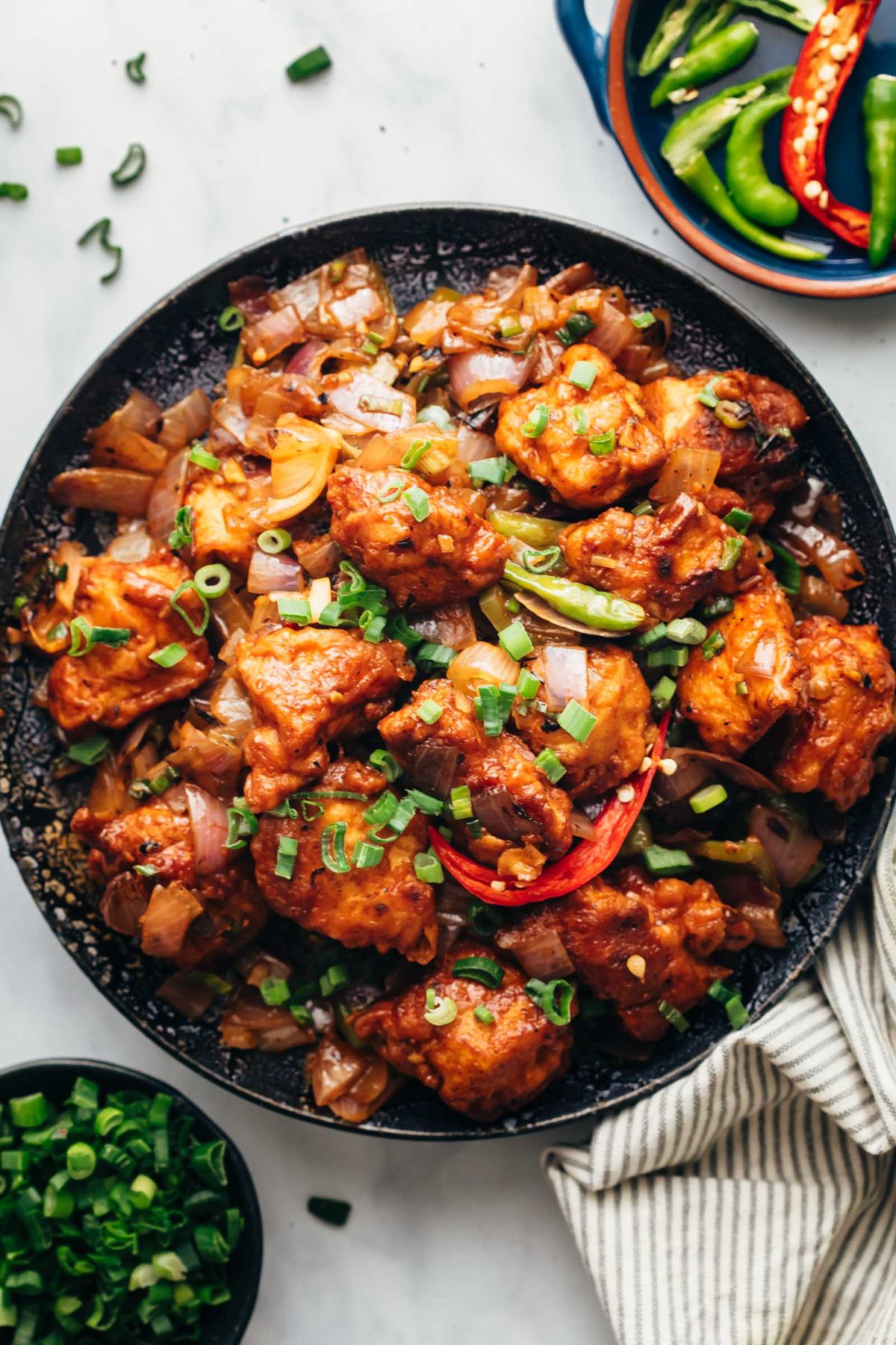 Cheese Chilly Chicken