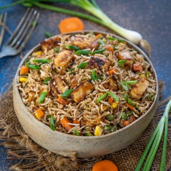 Street Style Paneer Fried Rice