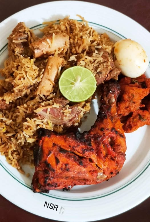 Mutton Biriyani + Tandoori