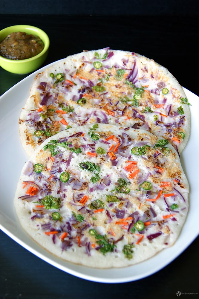 Vegetable Uttapam