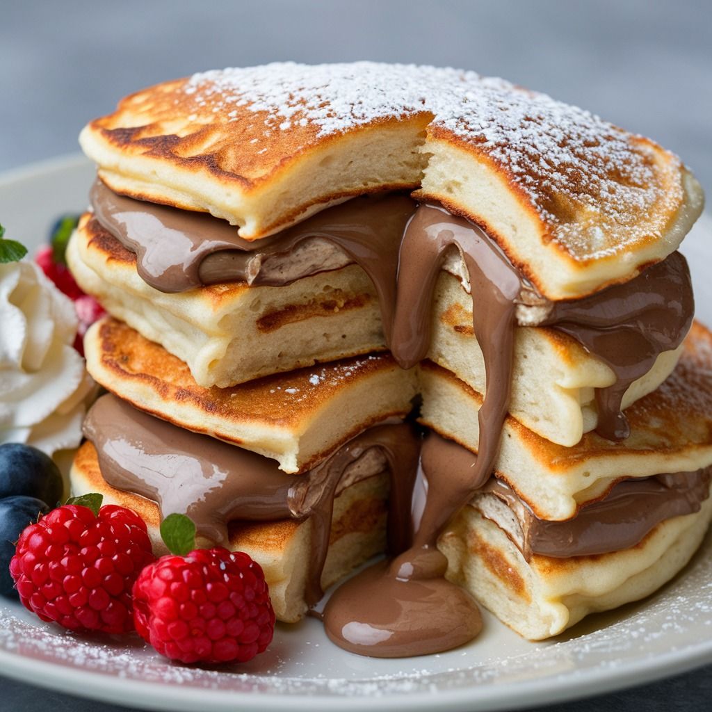 Double Nutella Filled Pancake