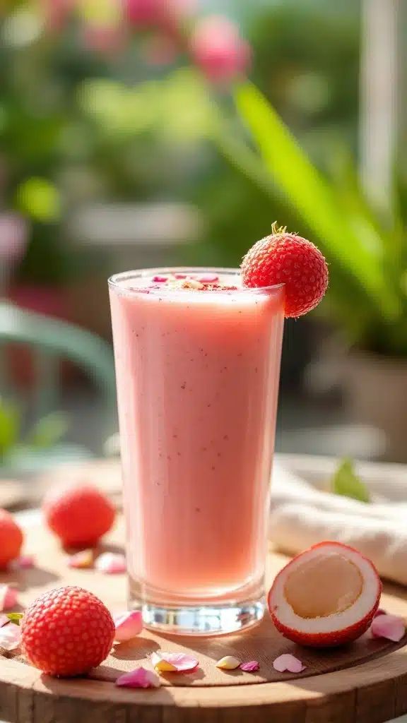 Litchi Milkshake