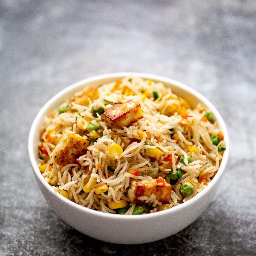 Singapore Style Paneer Fried Rice