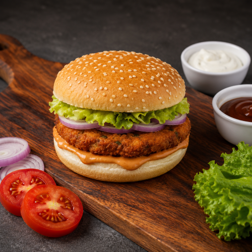 Veg Punjabi Makhani (Burger)