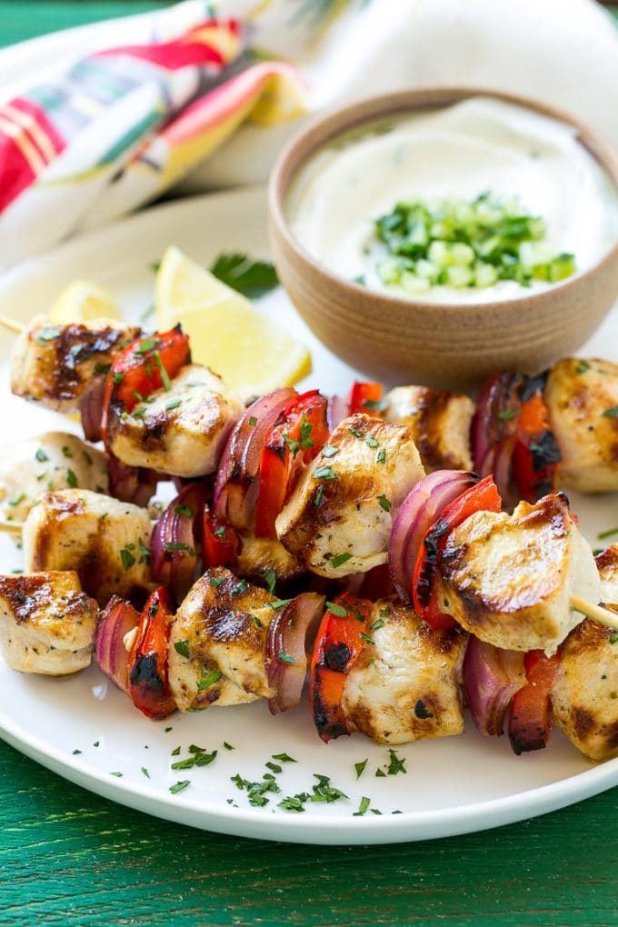 Chicken Greek Kebab