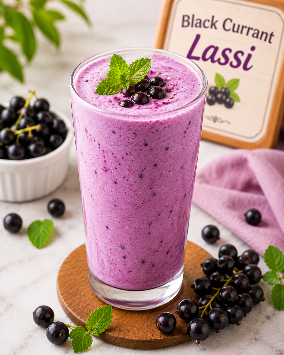 Black Currant Lassi