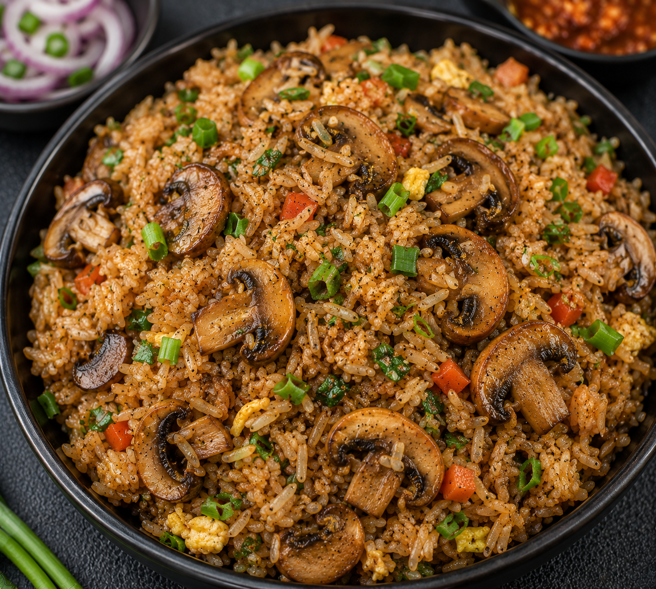 Mushroom Fried Rice