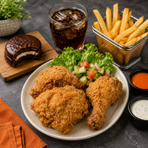 Krunchy chicken (Meal)