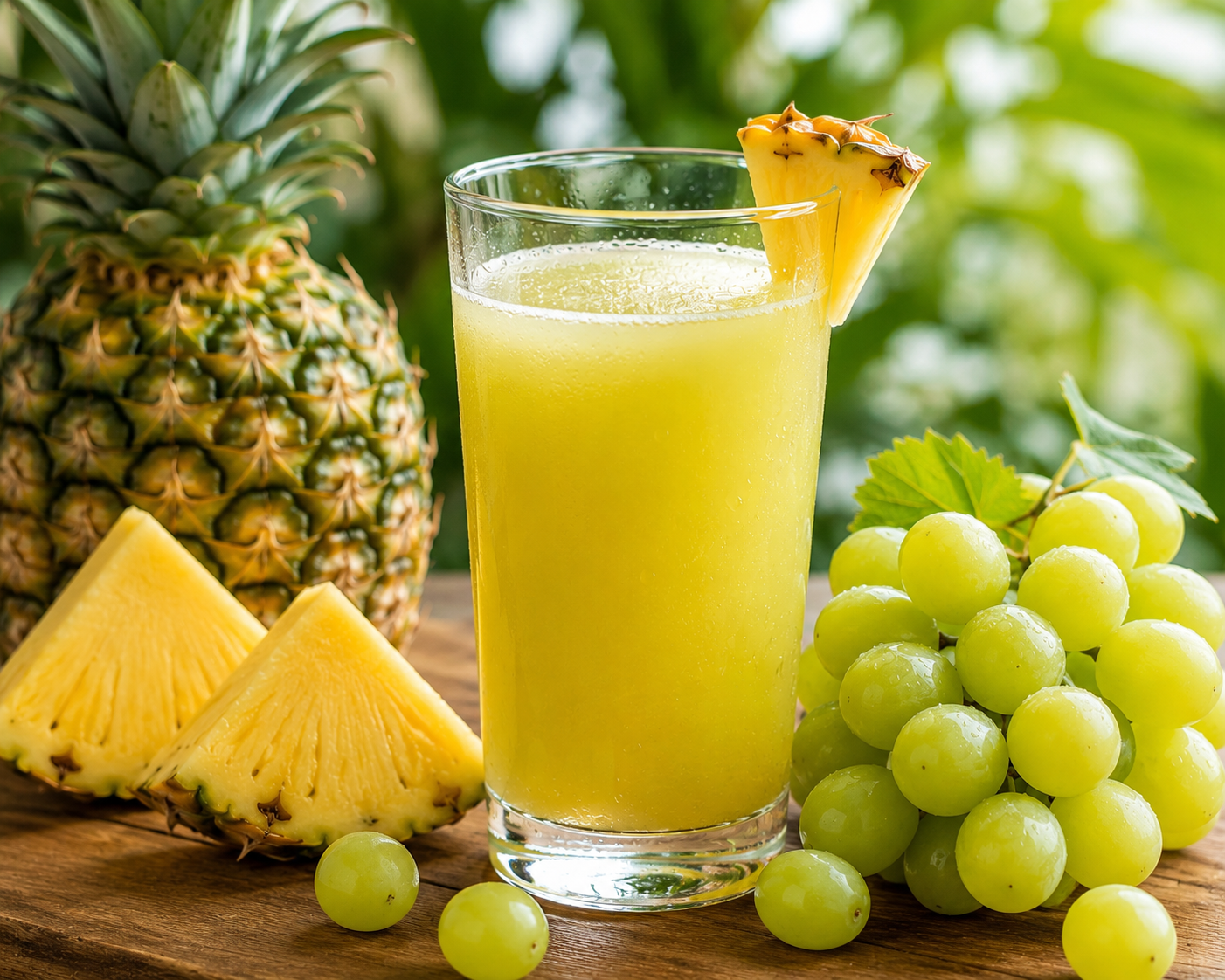 Pineapple + Grapes
