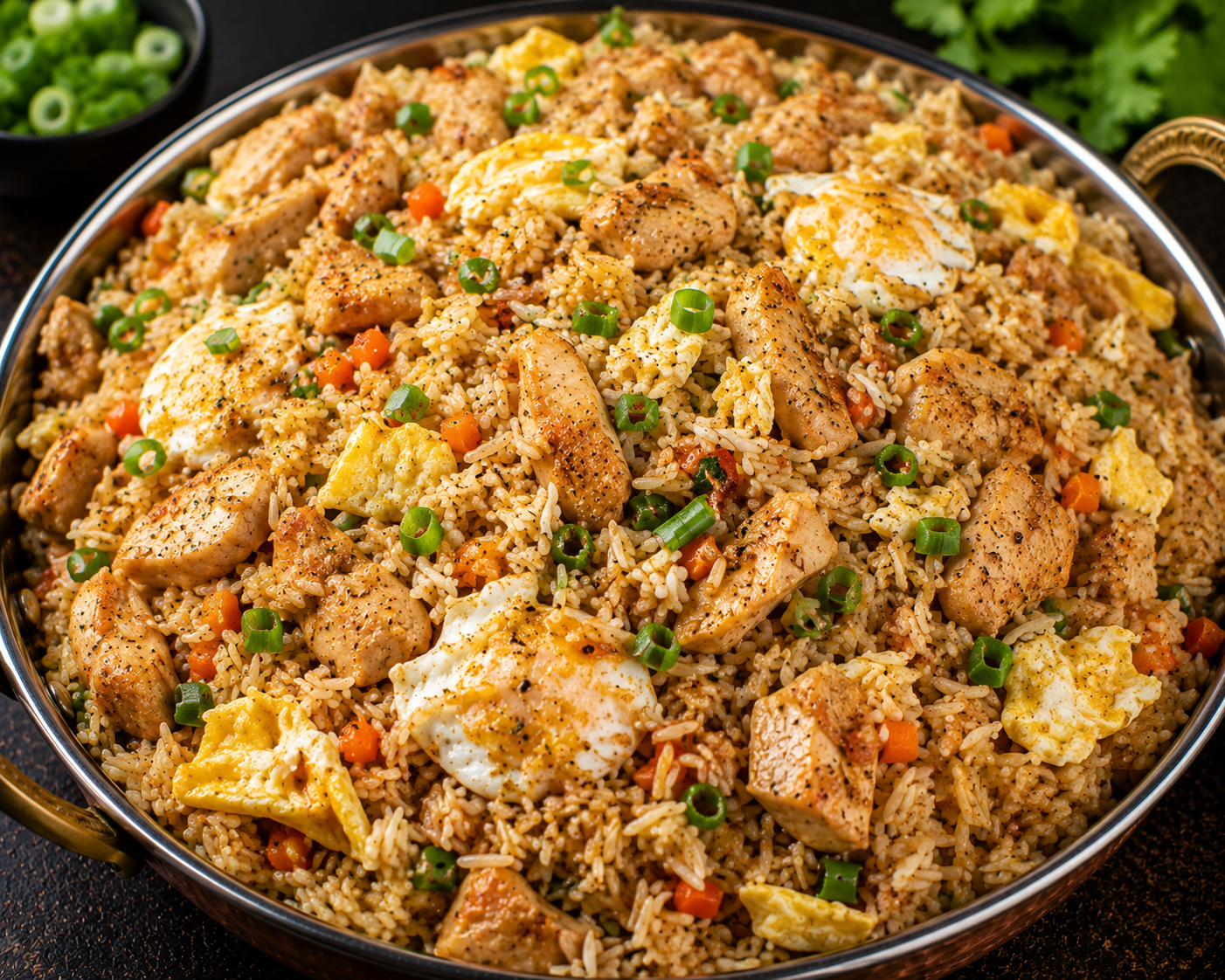 Double Egg Double Chicken Fried Rice